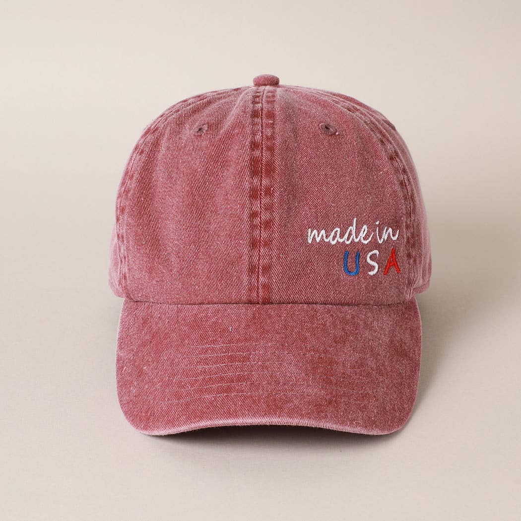 Fashion City – wholesale Baseball cap – Women's – Made in USA Embroidered Cotton Baseball Cap3