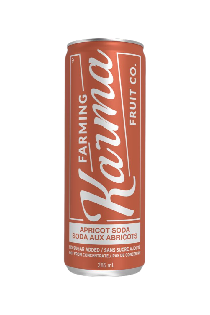 Farming Karma Fruit Co. Ltd - Wholesale Soda/Carbonated Drink - Apricot Soda (4 pack)2