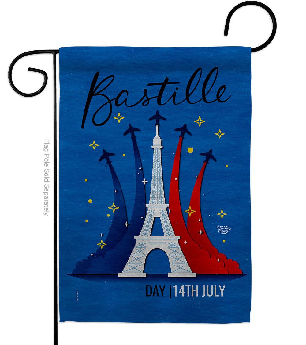 Two Group Flag Co - Wholesale Flag - Flag Bastille 14Th July Day France Garden House 2-Sided0