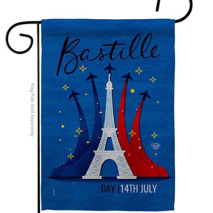 Two Group Flag Co - Wholesale Flag - Flag Bastille 14Th July Day France Garden House 2-Sided