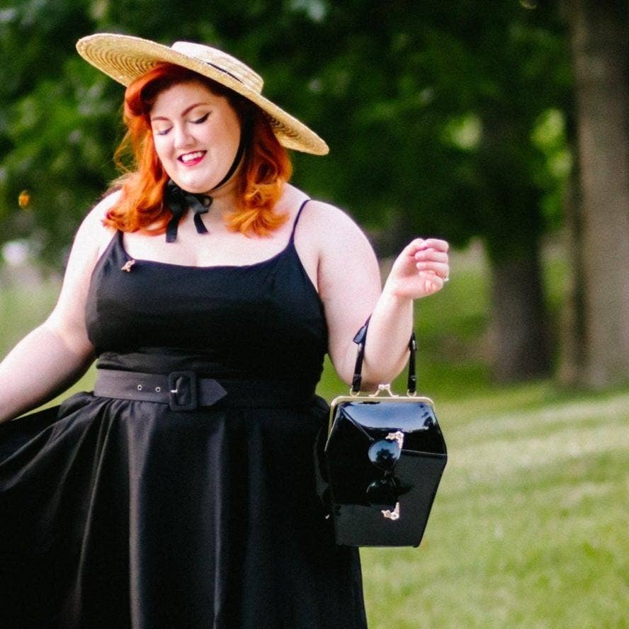 Tatyana Clothing - Wholesale Top Handle Bag - Women's - To Die For Purse in Patent Vegan Leather1