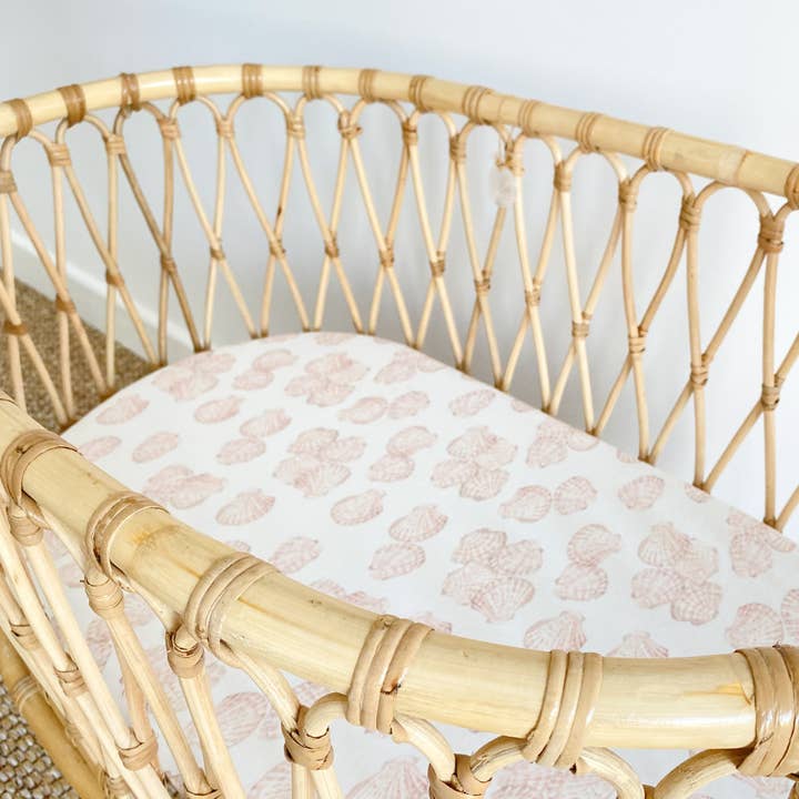 Fitted Jersey Cotton Bassinet Sheet/Change Table Cover for wholesale by Anchor & Arrow