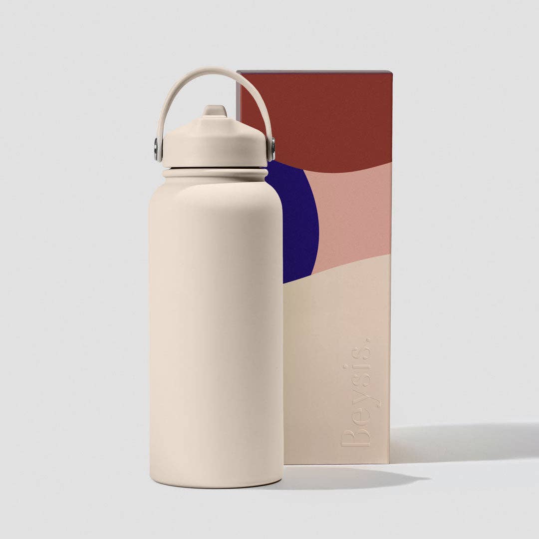 Beysis – wholesale Vattenflaska – 30,5 oz / 900 ml flaska med sugrör9