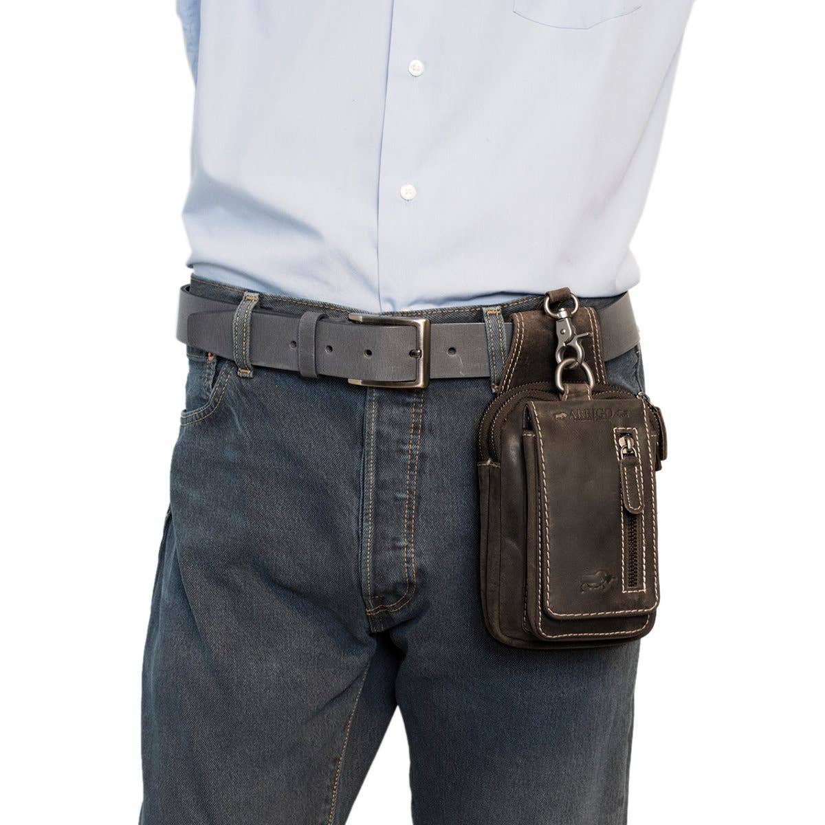 Arrigo - Wholesale Belt Bag - Unisex - Fanny Pack - Belt Pouch - Buffalo Leather - Arrigo.nl3