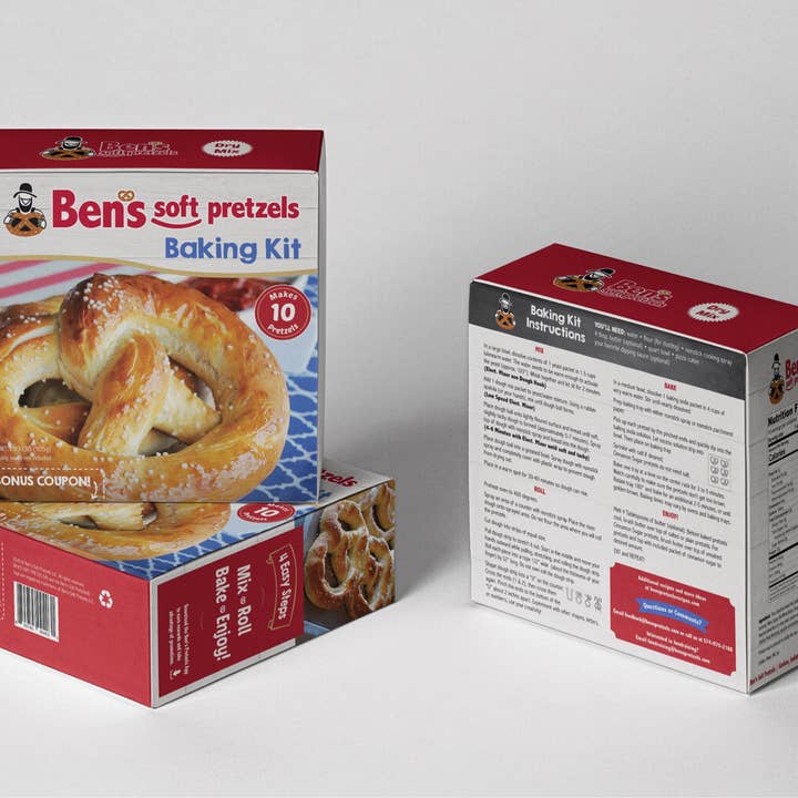 Ben’s Soft Pretzels – wholesale Brödmix – Ben's Soft Pretzels - baka hemma Kit