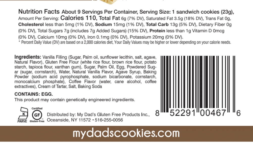 My Dad's Cookies - Wholesale Cookie - Tiramisu Linzer3