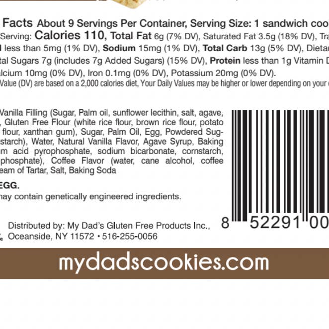 My Dad's Cookies - Wholesale Cookie - Tiramisu Linzer3