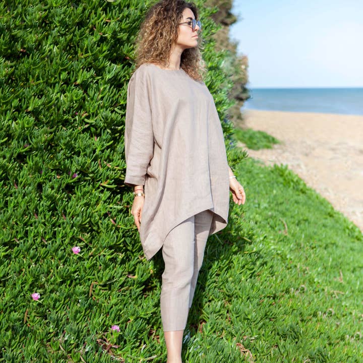 Juego de sábanas Magnolia Beige para venta al por mayor de EKIN FROG