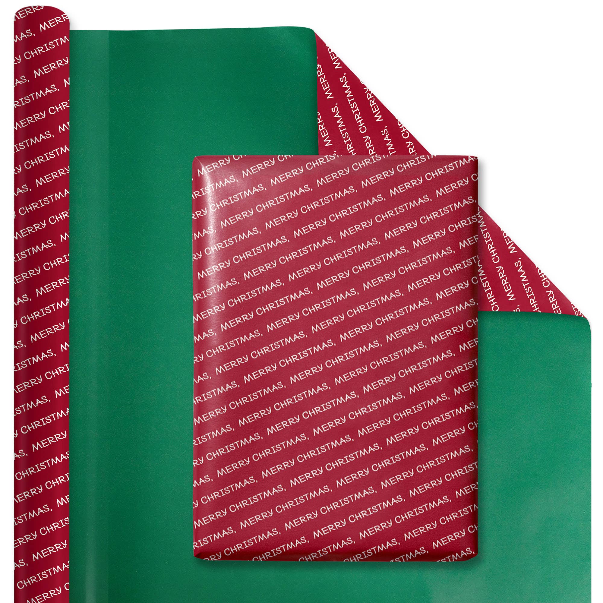 LA Ribbons Wholesale - Wholesale Inpakpapier per rol - 30" x 10' Feestdagen Omkeerbare Cadeaupapier Bundel (4-pack) | Doe a Deer6