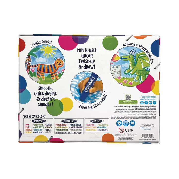 OOLY - Wholesale Paint Set - Chunkies Paint Sticks - Classic