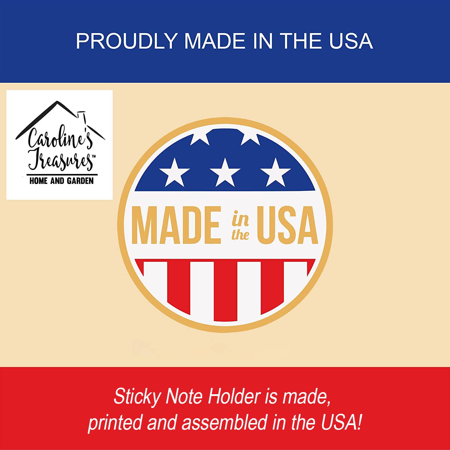 Caroline's Treasures - Wholesale Sticky Notes - Wirehaired Wild Boar Dachshund Coworker Sticky Note Holder3