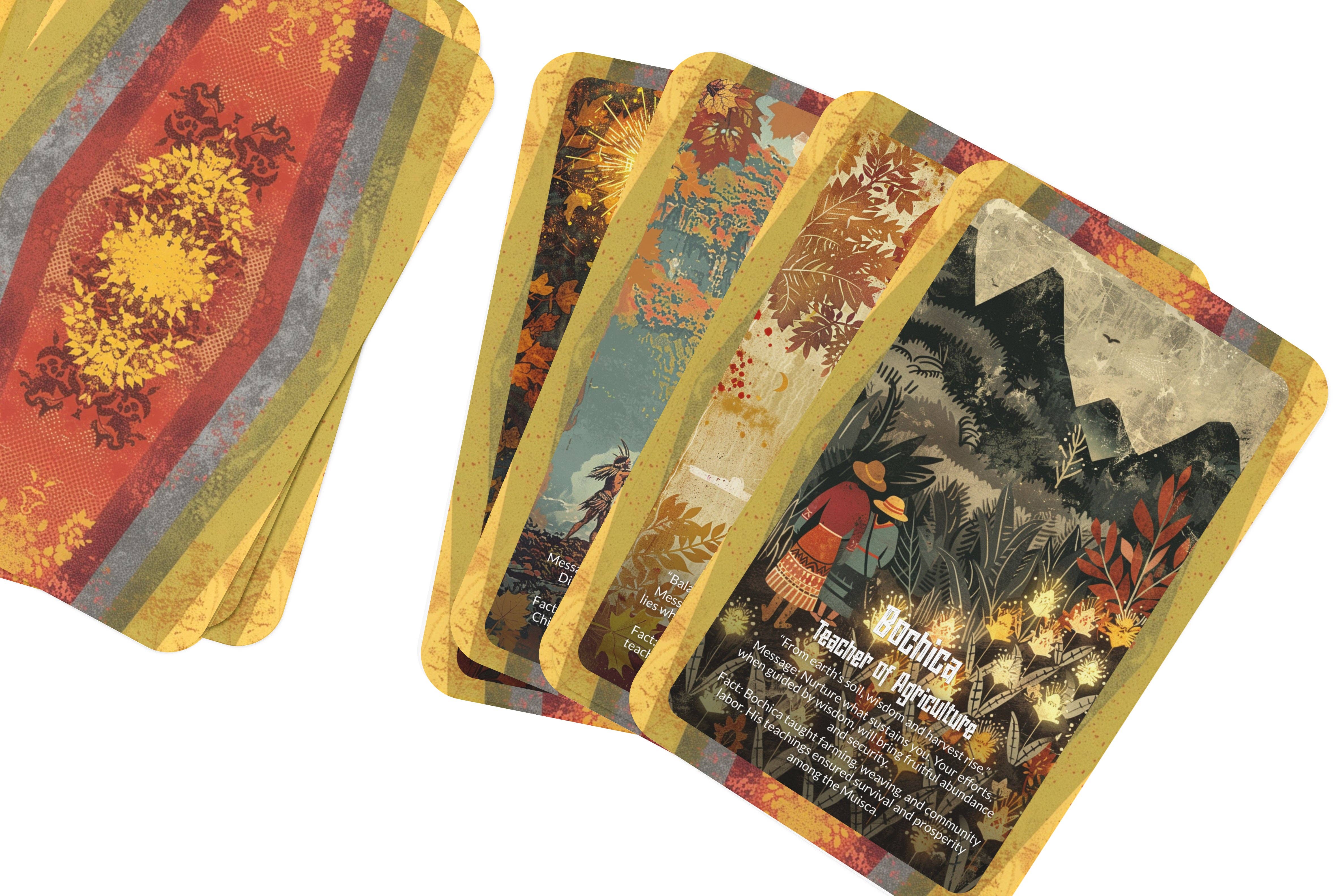 Ibiza Tarot USA - Wholesale Tarot Cards - Oracle of Bochica Teacher God Deck – 22 Cards, Light & Law6