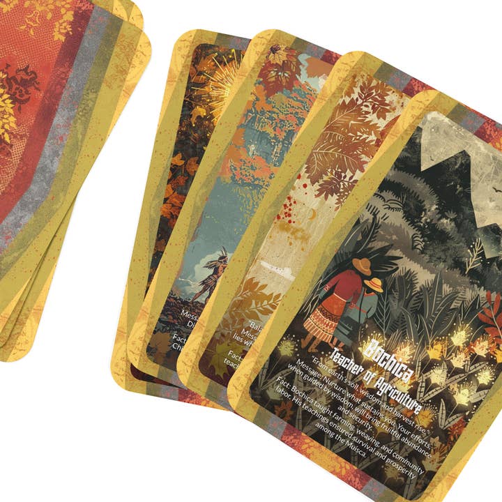 Ibiza Tarot USA – Großhandel Tarot-Karten – Orakel des Bochica Lehrer-Gott-Deck – 22 Karten, Licht & Gesetz6