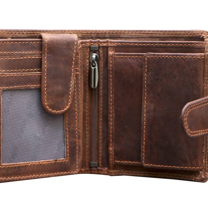 Greenwood - Wholesale Wallet - Unisex - Josy Wallet Women RFID Protection Small Wallet Leather Men3