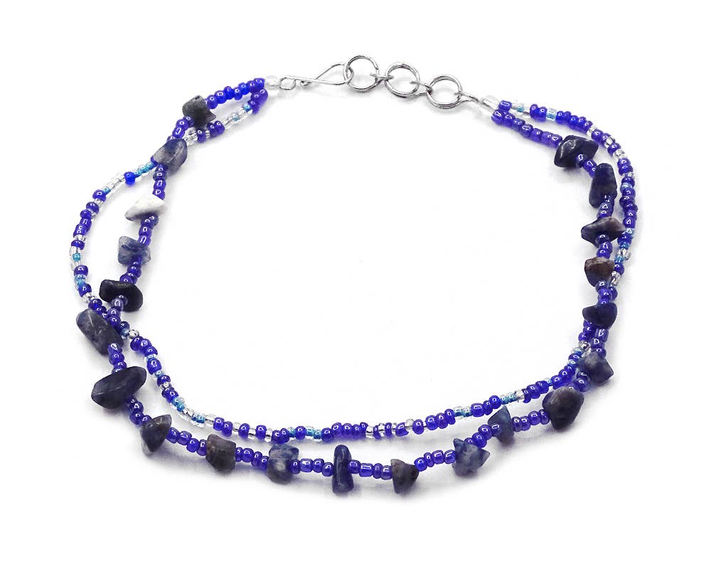 Pichincha - Vente Bracelets de cheville - Bracelet de cheville multibrins à perles Chip Stone10