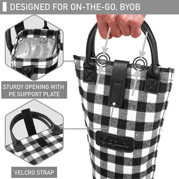 OPUX - Wholesale Wine tote - 1 Bottle Classic Wine Carrier Bag14