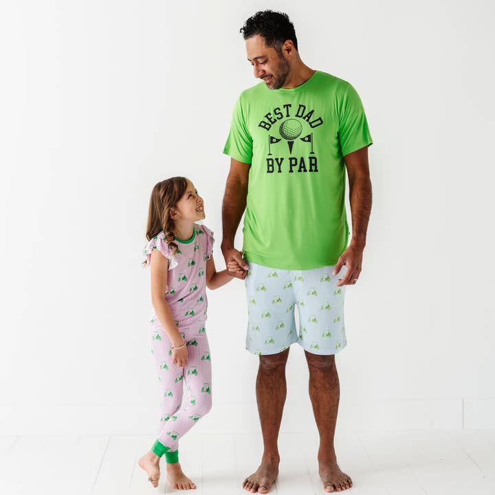 Kiki + Lulu - Wholesale Lounge Set - Men's - Who's Your Caddy? Blue Golf Mens Lounge Set- Kiki+Lulu x Little Mama Shirt Shop