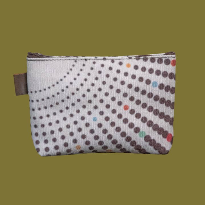 Dotty | Handtryckt MEDIUM Canvasväska för wholesale av In Blue Handmade