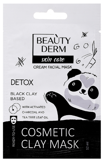 LS GROUP – wholesale Ansiktsmasker – Svart lermask mot finnar för ansiktet0