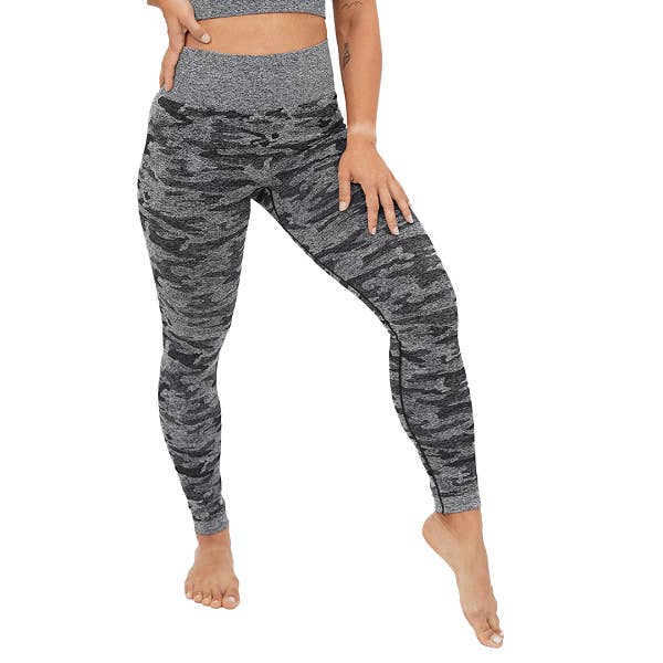 Camo legging met hoge taille voor wholesale door Noori Apparel Inc.