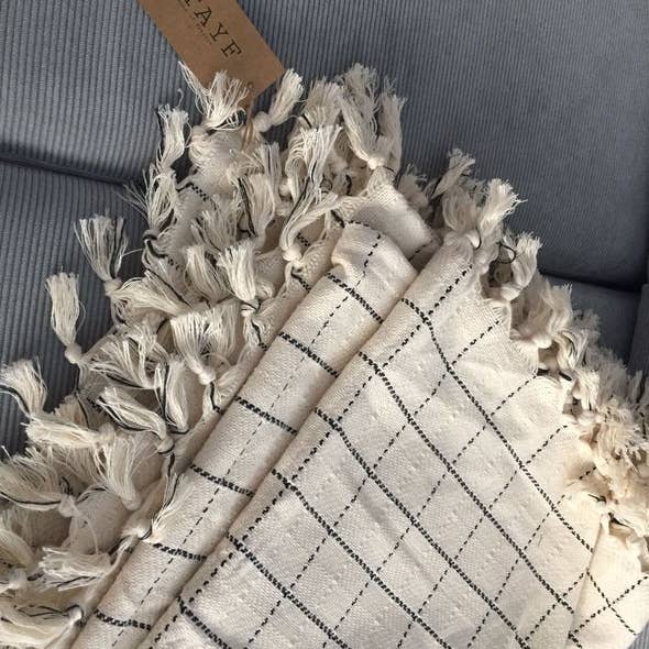 Tayf - Wholesale Throw Blanket - Konya Handmade 100% Organic Cotton Throw Blanket1