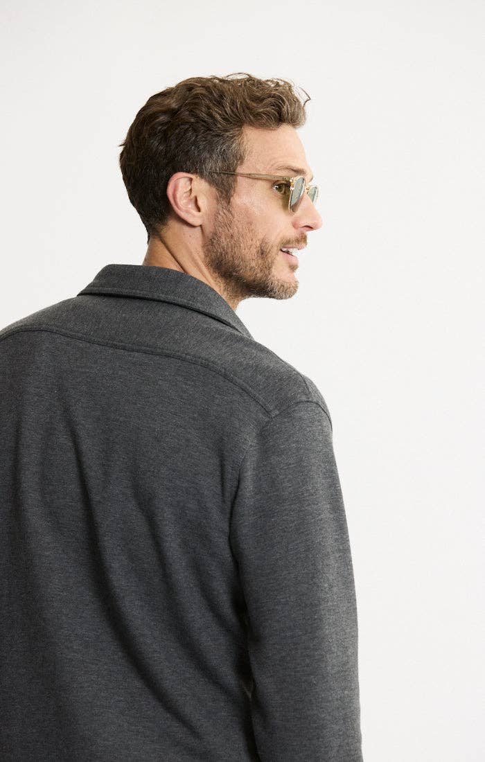 JACHS NY - Wholesale Button Down Shirt - Men's - Soft Touch Fleece Workshirt10