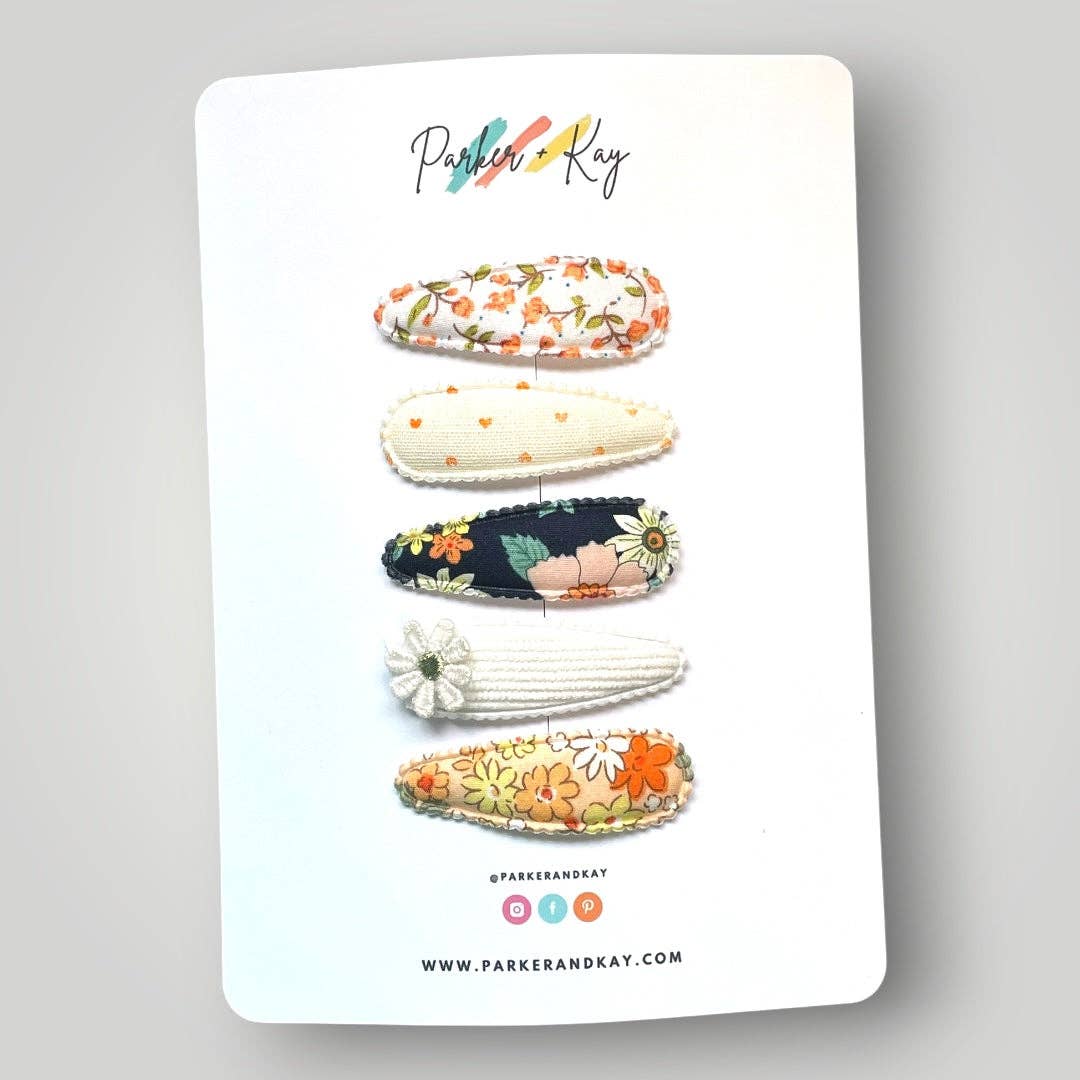 Parker and Kay Collective - Wholesale Hair Clip - Kids - Mystery Bag | Fabric Snap Clips13