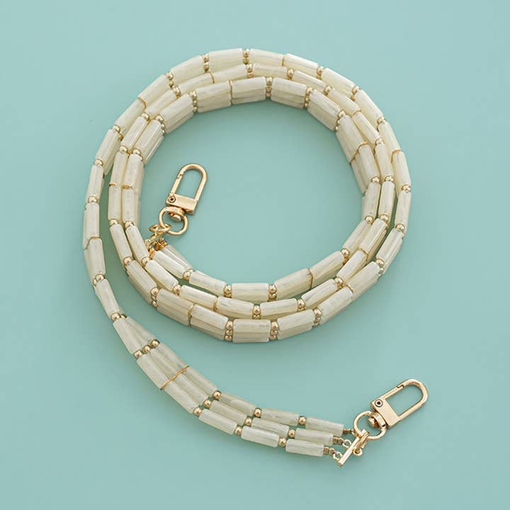 Bamboo Style Acrylic Long Crossbody Handbag Strap_CWMM5118 for wholesale by ACCITY