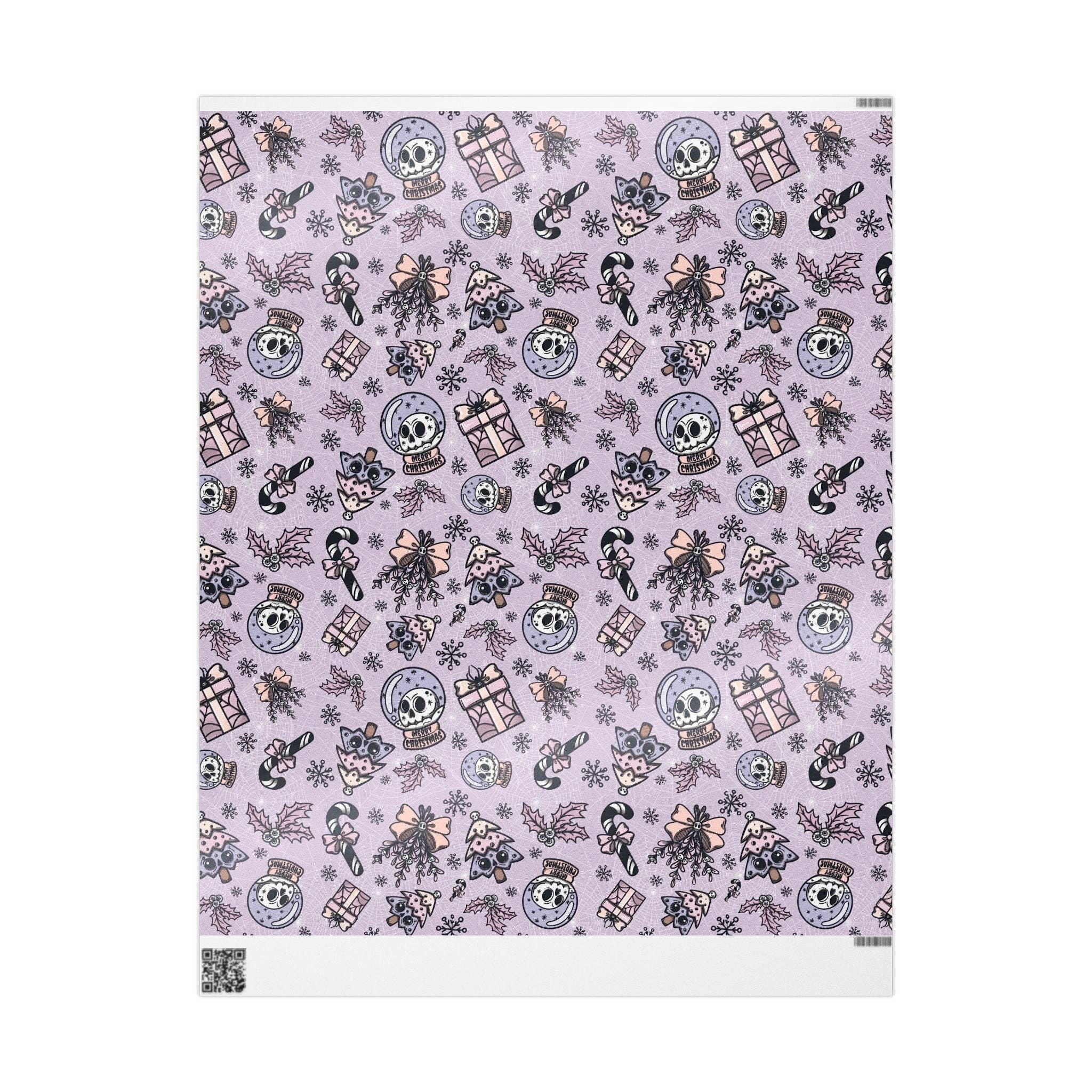 Goth Cloth Co. – wholesale Flat wrap – Pastel Goth Spooky Holiday Gift Wrap9