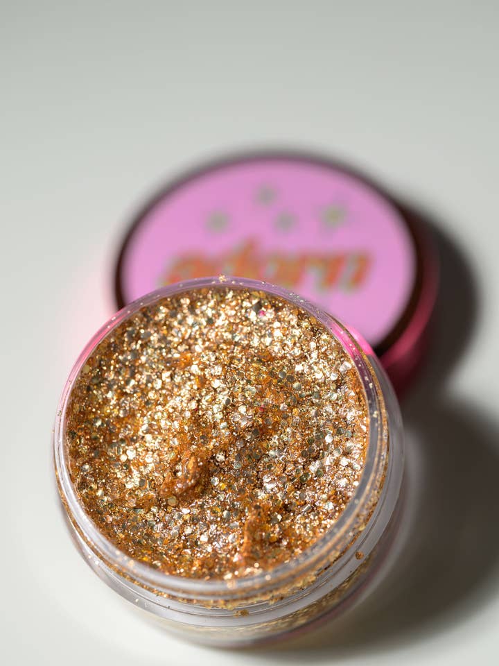 Gold Biodegradable Glitter for wholesale by Adorn Designs