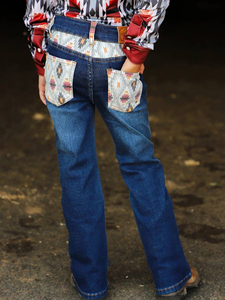 *YOUTH* EMBER DENIM BOOT CUT JEANS (NUMERICAL) for wholesale by Ranch Dress'n