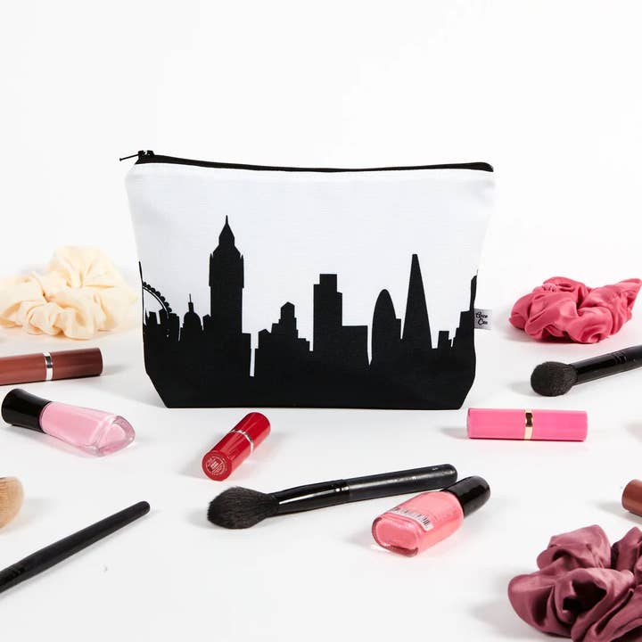 Anne Cate - Wholesale Makeup/Cosmetic Bag - Cleveland Ohio Skyline Cosmetic Makeup Bag