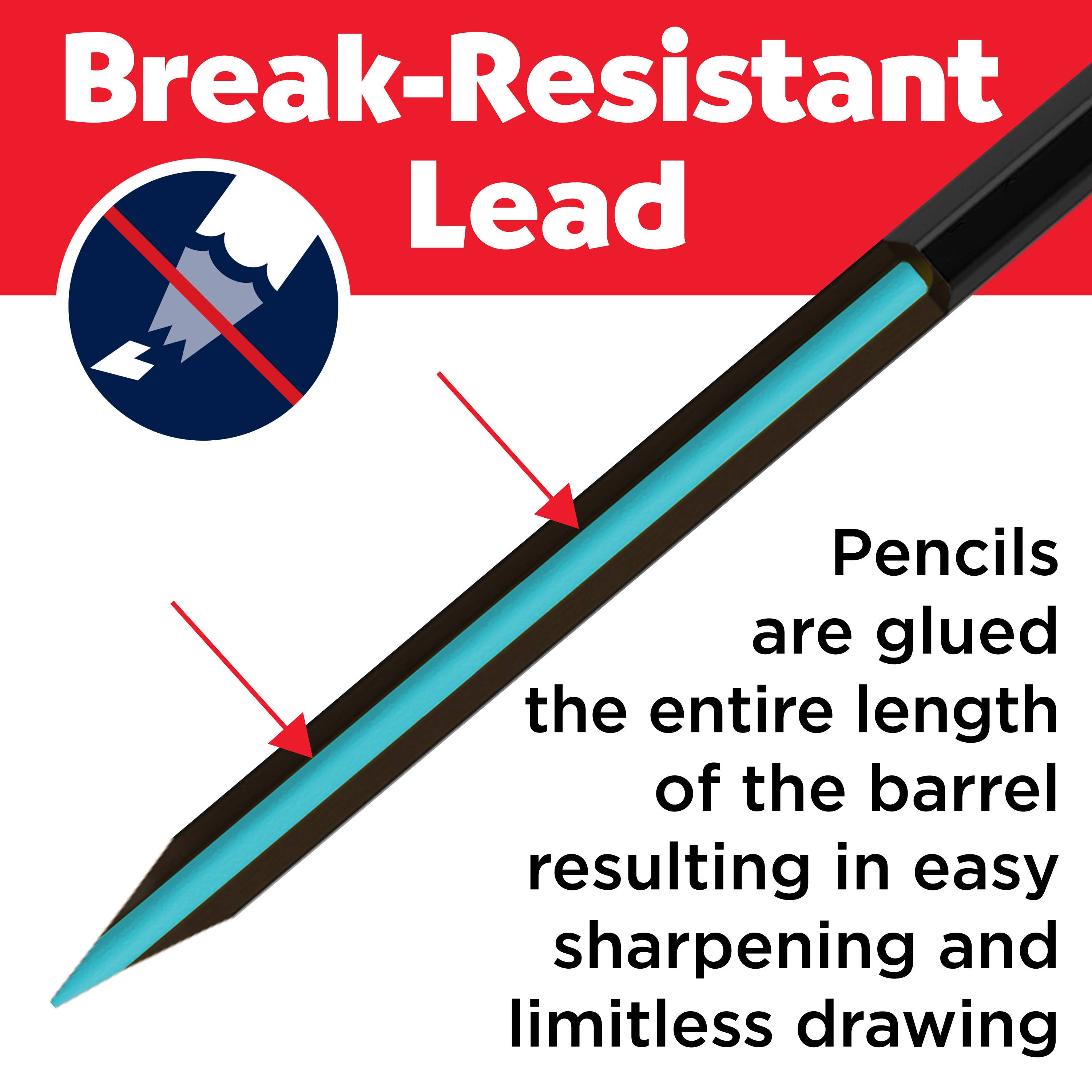 Faber-Castell / Creativity for Kids - Wholesale Colored Pencil - Super Soft Black Edition Colored Pencils, Gift Tin of 127