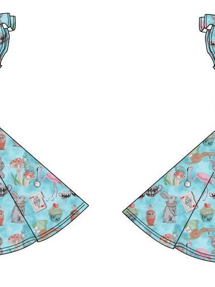 Robe torsadée We're All Mad Here pour la vente par Judy rue designs