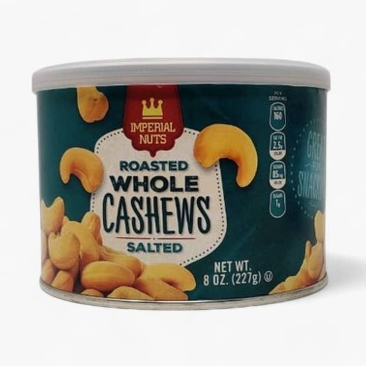 L&F Universal Goods - Wholesale Nuts - Whole Cashews Salted (6/8Oz)0