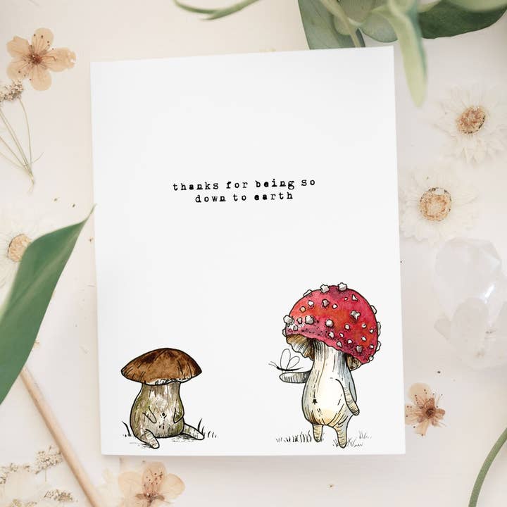 Grazie per essere così con i piedi per terra per la vendita all'ingrosso da parte di Wild Honey Paper Co.