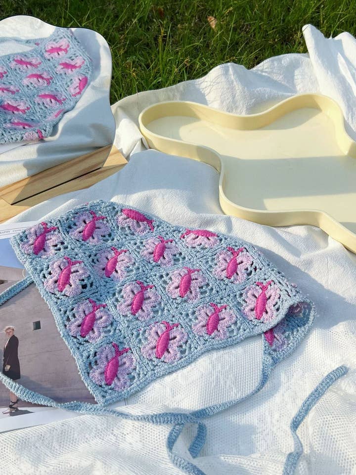 Bandeau Vintage au Crochet pour la vente par Funkyrel® Atzbranding Limited