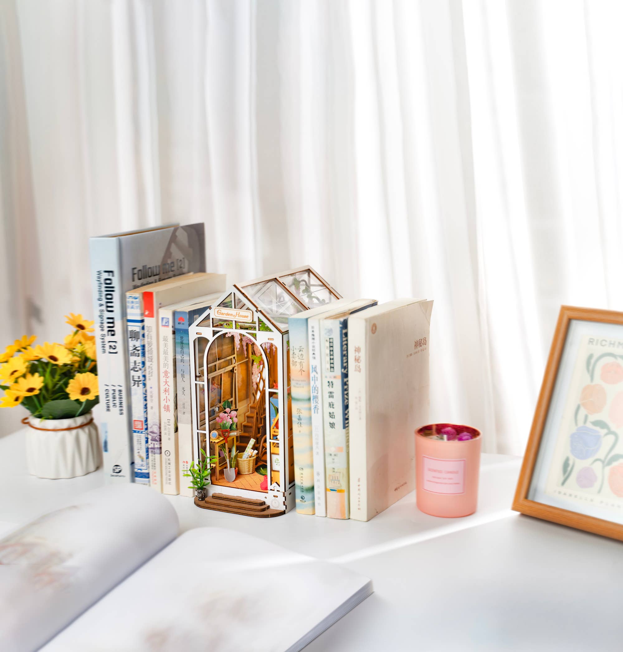 Magnote - Wholesale DIY Craft Kit - Rolife Holiday Garden House DIY Book Nook Kit2