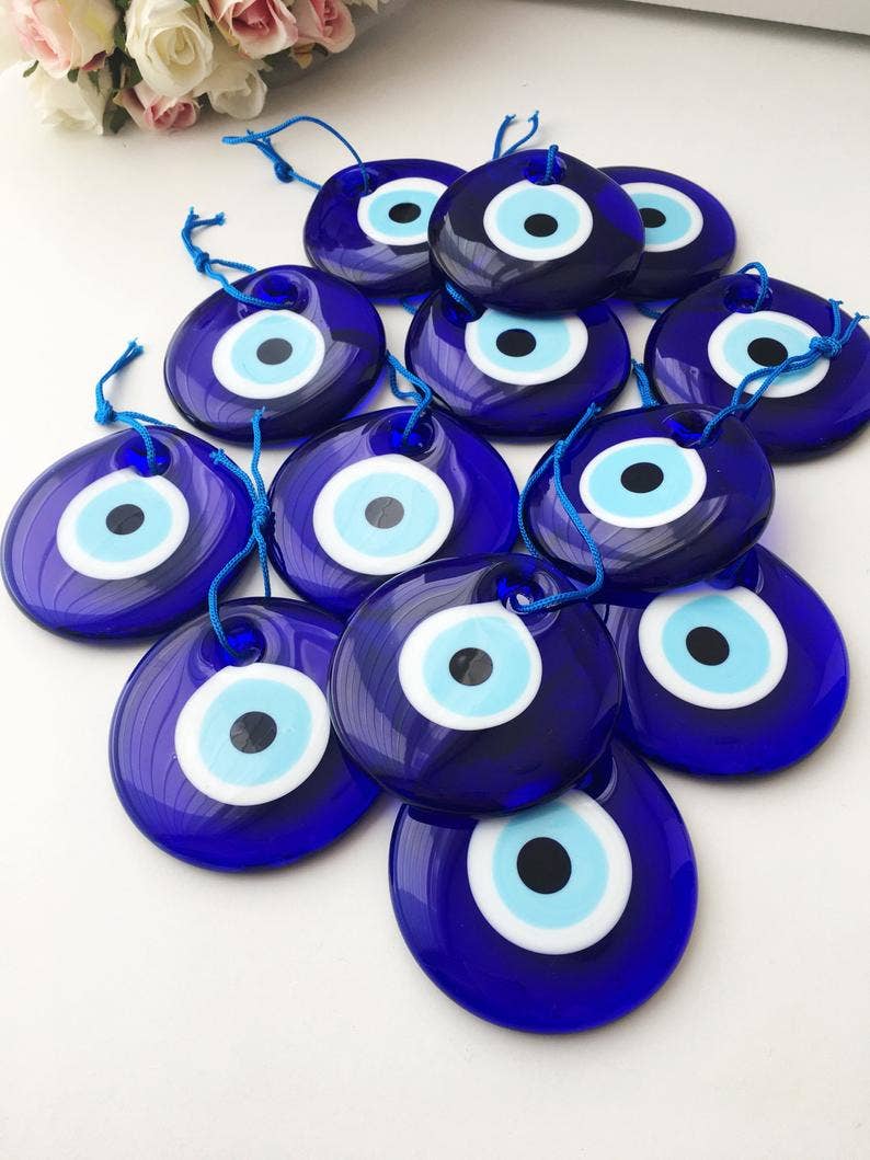 Evileyefavor - Wholesale Ornament - Blue evil eye, 7cm, evil eye wall hanging1