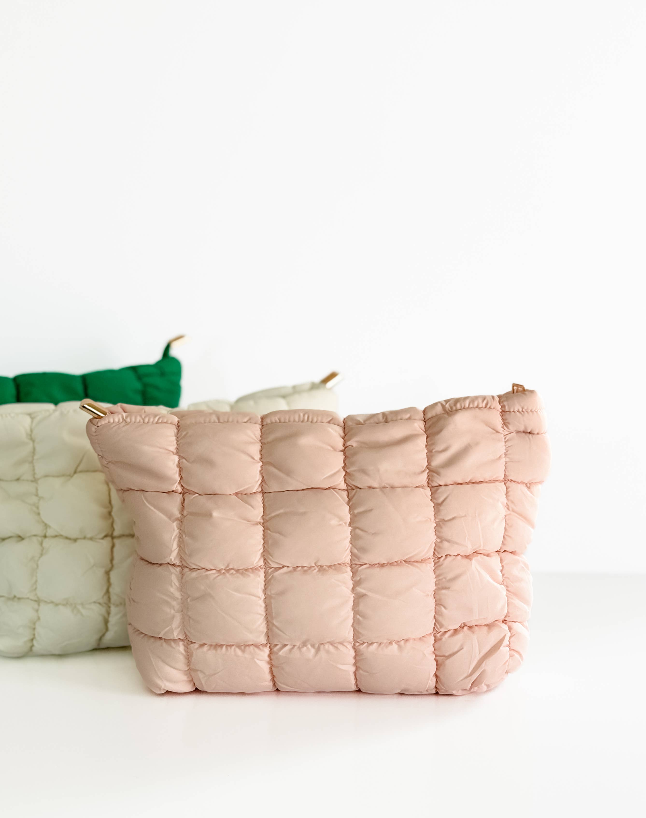 Mugsby - Wholesale Makeup/Cosmetic Bag - Quilted Puffer Makeup Bag Cosmetic Travel Pouch8