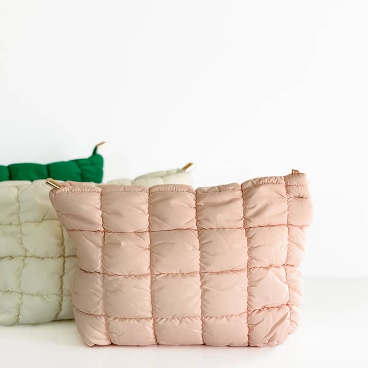 Mugsby - Wholesale Makeup/Cosmetic Bag - Quilted Puffer Makeup Bag Cosmetic Travel Pouch8