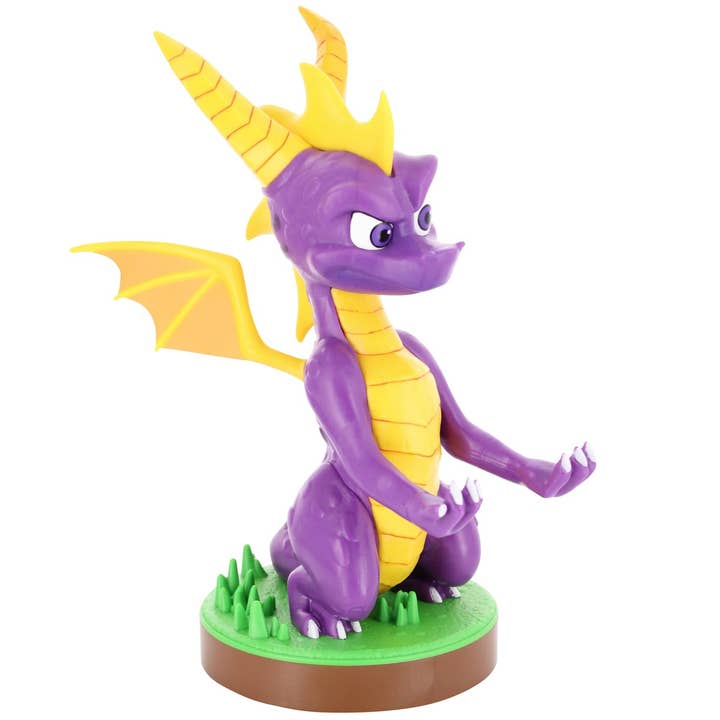 EXG Pro Collectibles - Wholesale Figurine Toy - Kids - Spyro Cable Guys Original Controller and Phone Holder