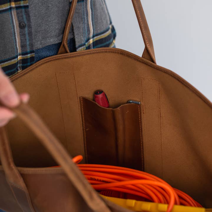 Pikore – wholesale Tool set – Leather Tool Bag for Men3