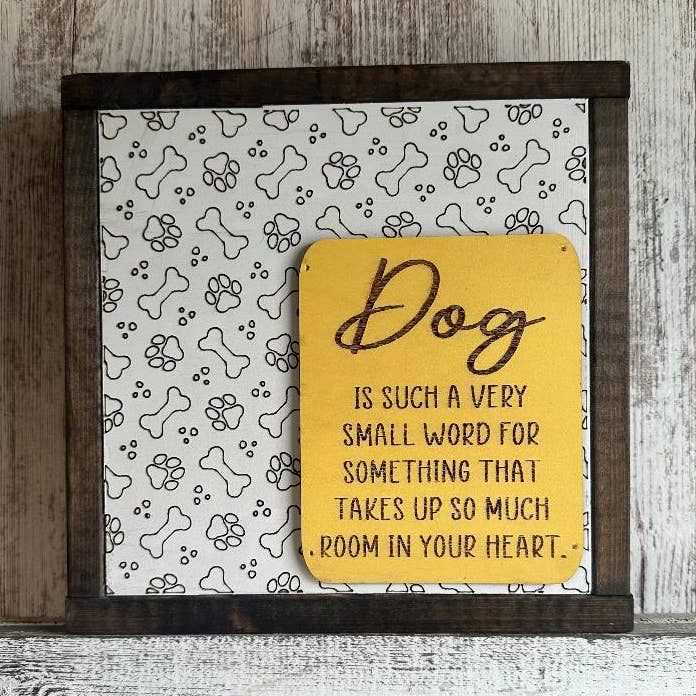 Hundelasergeschnittenes Bauernhausschild für den Großhandel von 316 Legacy LLC