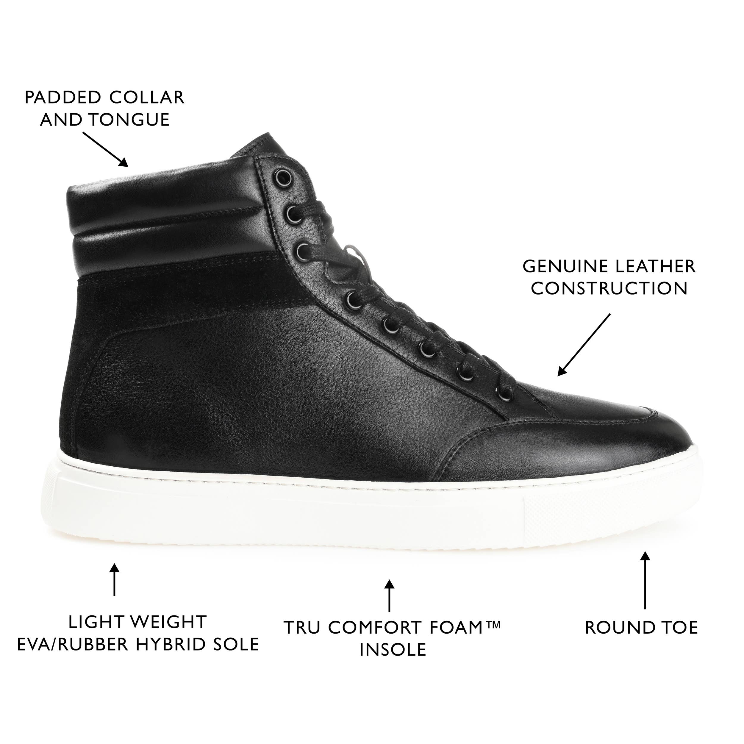 VANCE - Wholesale Lifestyle Sneakers - Men's - Thomas & Vine Clarkson High Top Sneaker8