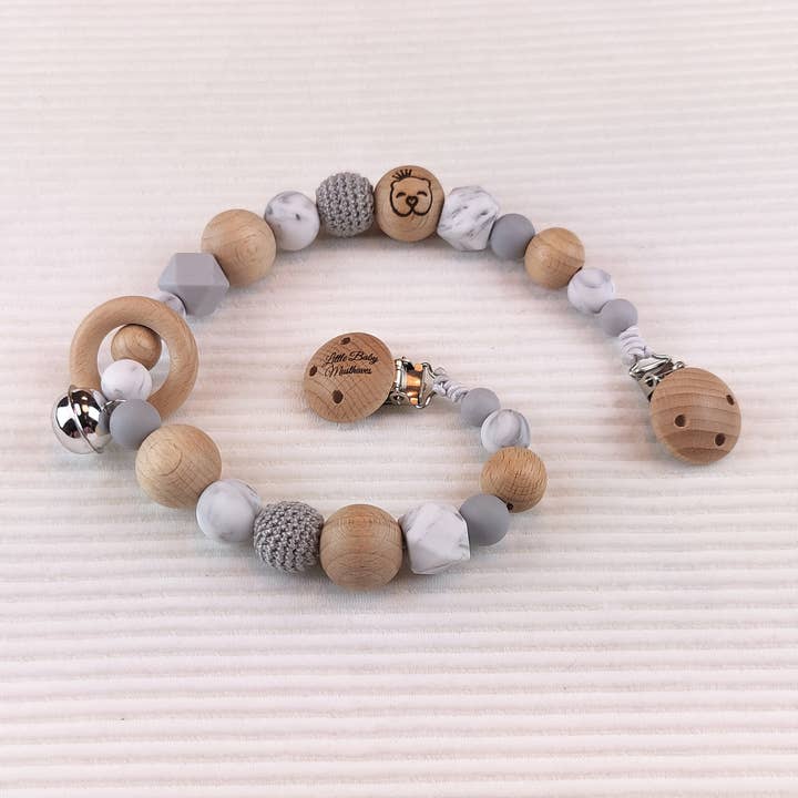 Marmer - Tendiculla per auto grigio chiaro per la vendita all'ingrosso da parte di Little Baby Musthaves