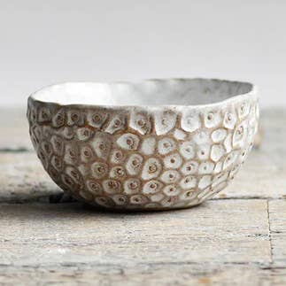 Rustic Small Coral Bowl for wholesale by Neutra Kitchen UK
