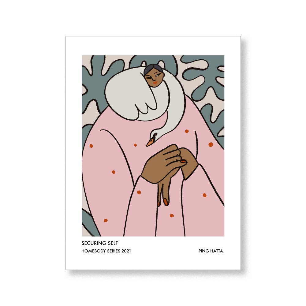 Chonky Goods by Ping Hatta. Studio – Impressão artística por atacado – Cartazes de arte da série Homebody5