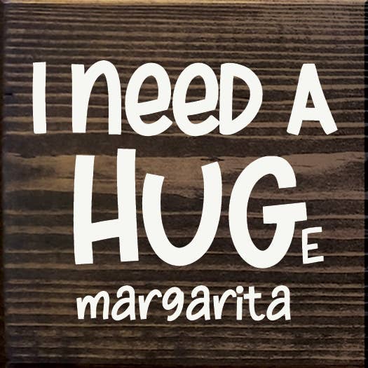 SAWDUST CITY - Vente Pancarte - J'ai besoin d'un câlin (e margarita) - Panneau en bois8
