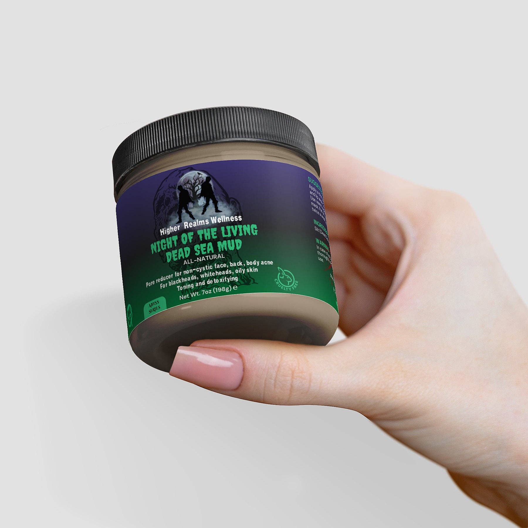 Higher Realms Wellness - Wholesale Skincare Face Mask - Night of the Living Dead Sea Mud6